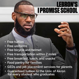 LeBron James I Promise School